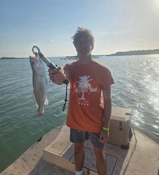 Trout bites - South Padre Island, TX.