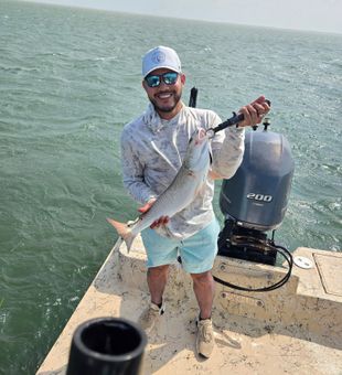 Catching redfish with help from a pro guide