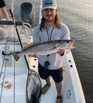Nothing like a Carolina sunrise and a trout on the line.