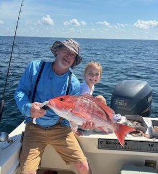 Gulf waters treated us well today.