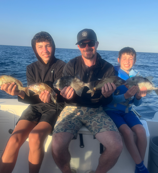 Nice Grey Triggerfish and White Grunt from West Palm Beach!