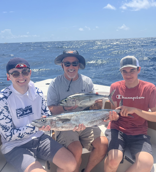 Blackfin tuna and king mackerel from West Palm Beach waters!