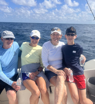Perfect day for deep sea fishing in West Palm Beach!