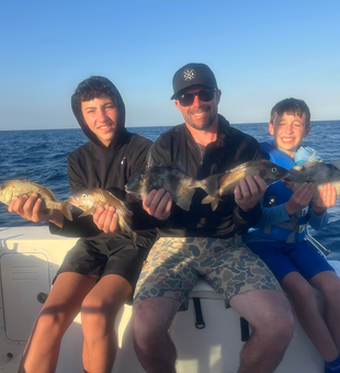 Grey triggerfish and white grunt from West Palm Beach!