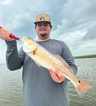 Beautiful Matagorda Bay redfish on light tackle!