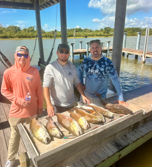 Matagorda Bay redfish ready for the cleaning table!