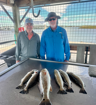 Matagorda Bay redfish and speckled trout success!