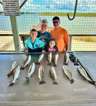 Matagorda speckled trout delivering the goods!