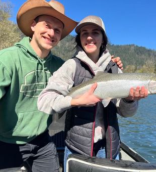 Clear water, wild trout, and another great day in Myrtle Creek, Oregon.