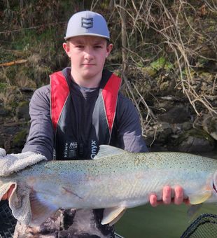 Oregon fishing at its finest with rainbow trout.
