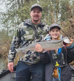 Awesome day and a perfect steelhead catch!