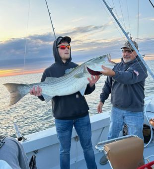 Amazing Bass catch of the day!#BelmarNJ