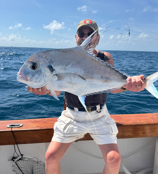 Marathon African Pompano showing off that silver shine!