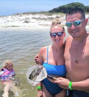 Sun, saltwater, and smiles—family fishing in Orange Beach, Alabama at its best.