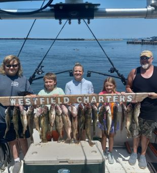 Successful Lake Erie walleye catch in Barcelona NY
