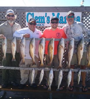 Redfish Bounty in Corpus Christi Guided Fishing