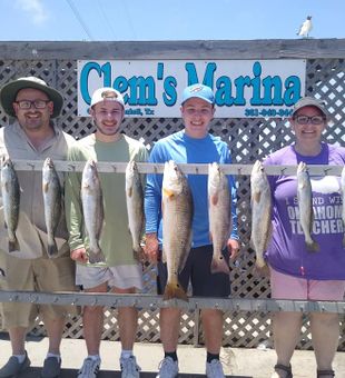 Redfish Haul in Fishing Tours Corpus Christi 