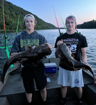 Catfish DUO!  - Susquehanna River, PA.