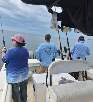 Ready for action on Edisto Beach waters!
