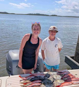 Family fishing success – red snapper and sheepshead haul!