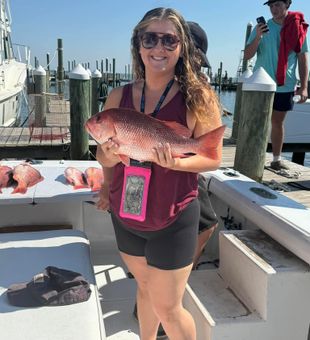 Catch of the day: a beautiful Red Snapper