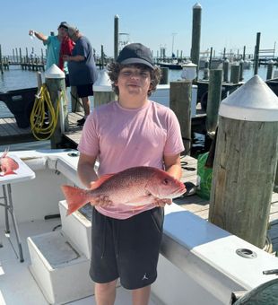 A day of fishing and a Red Snapper to show for it.
