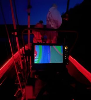 Focused LiveScope crappie scanning Bull Shoals