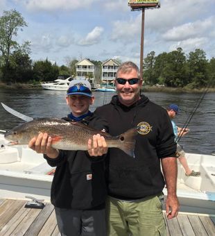 Murrells Inlet backcountry fishing with beautiful marsh views.