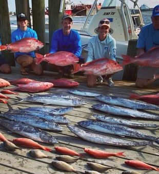 Outstanding red snapper haul from Port Isabel waters!
