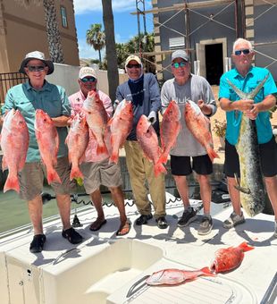 Port Isabel red snapper and mahi mahi success!