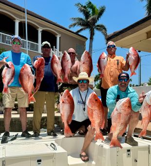 Red snapper success in Port Isabel TX!
