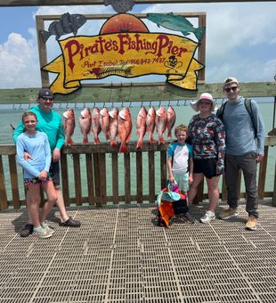 Red snapper success in Port Isabel waters!