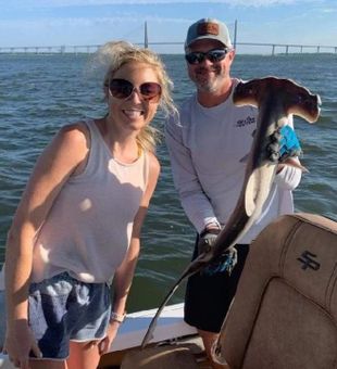 Bonnethead Shark Fish From Inshore Fishing, SC