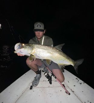 Monster tarpon landed in Melbourne Beach FL waters!