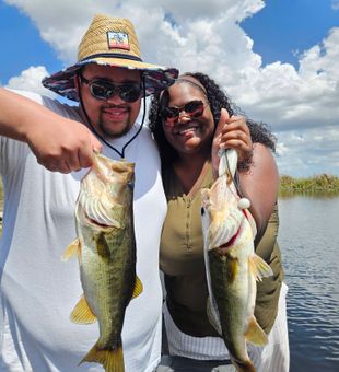 Double bass success in South Bay FL waters!