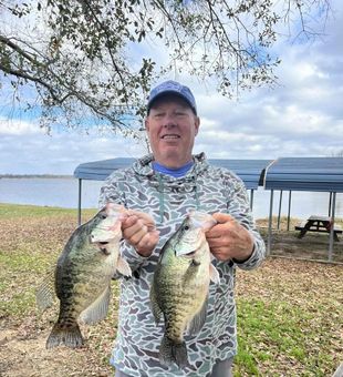 Lake Fork, TX offers excellent freshwater fishing for crappie and catfish.