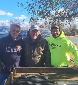 Enjoying a productive day of crappie and catfish fishing on Lake Tawakoni, Texas.