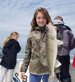 The lake was alive with action today