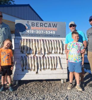 Outstanding walleye limits from Port Clinton waters!
