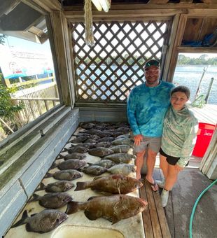 Hooked up off Carrabelle coast