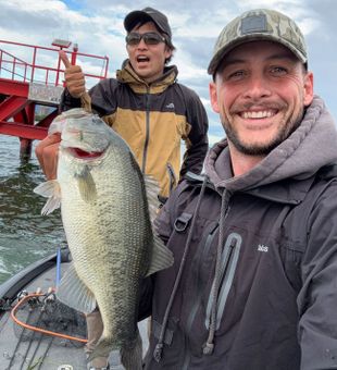Solid largemouth bass catch on a great fishing day