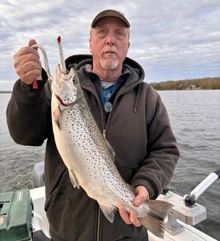 Fat Trout Reeled In -Isle LaMotte, VT.
