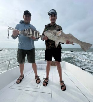 Sunrise bites and salty air—another unforgettable day fishing around Galveston Island.