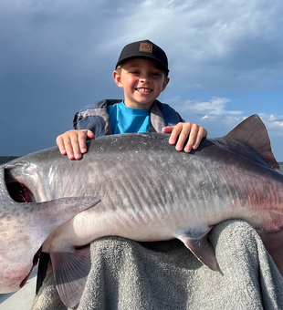 Oklahoma catfish pulled from the depths!