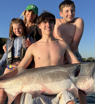 Trophy catfish caught with heavy tackle in Oklahoma!