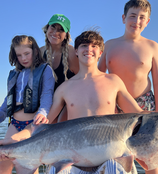 Big Oklahoma catfish from a successful day on the water!
