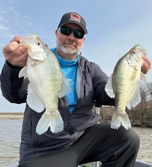 Oklahoma Crappie Runs before we head out to get some Monster Paddlefish.