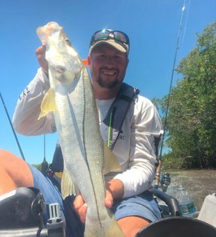 Nice Delray Beach snook caught and ready for release!