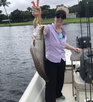 Great catch using light tackle and drift fishing techniques!