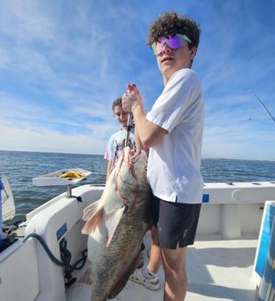 Young Angler and his enormous catch! - Fernandina Beach, FL.